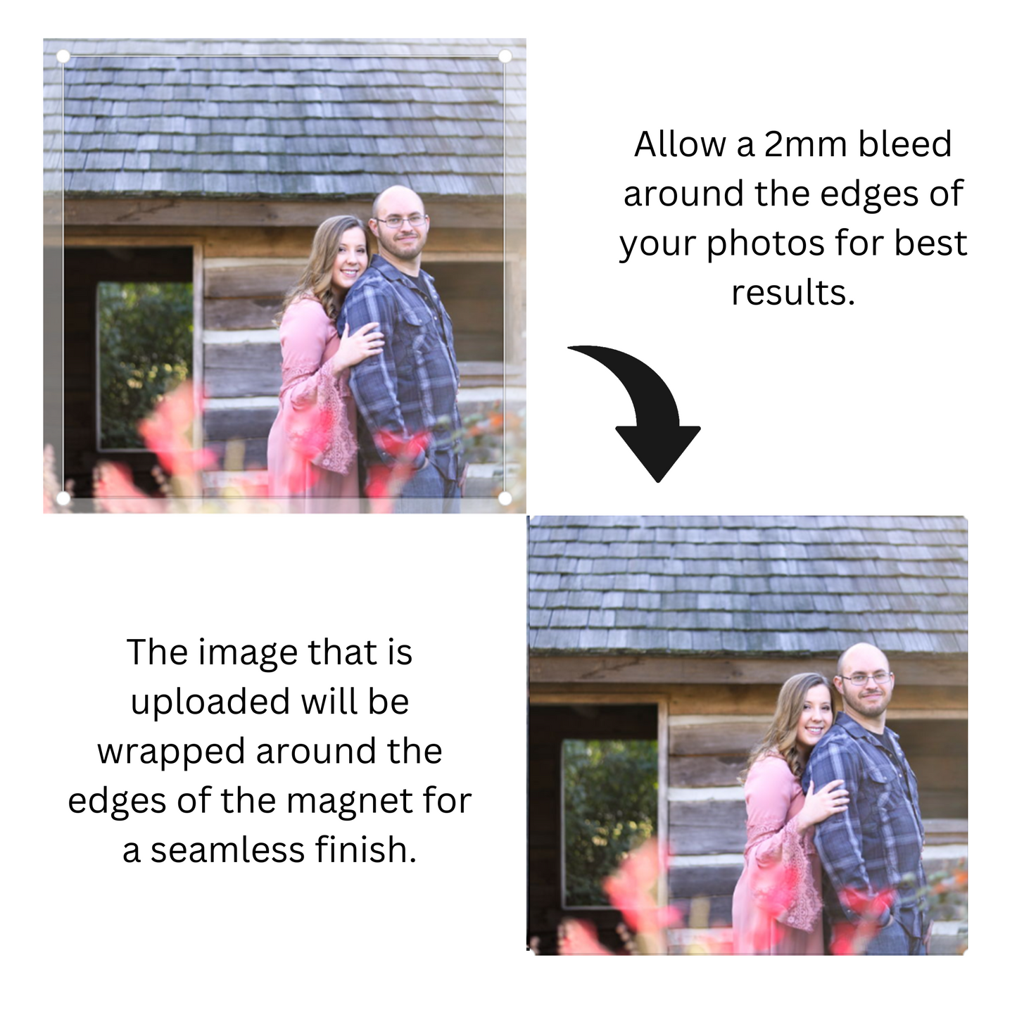 Custom Square Photo Magnets