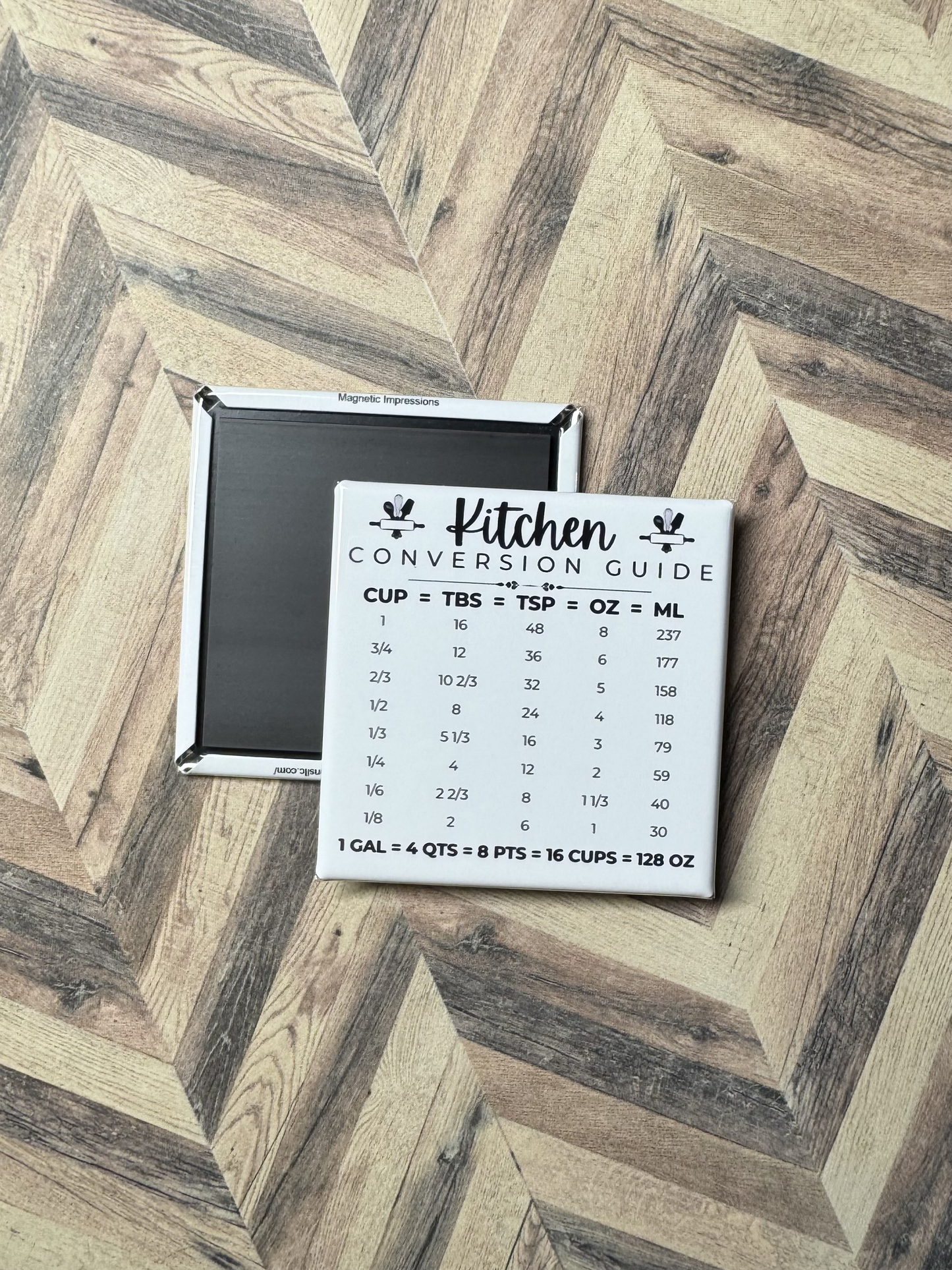 Kitchen Conversion Chart Magnet