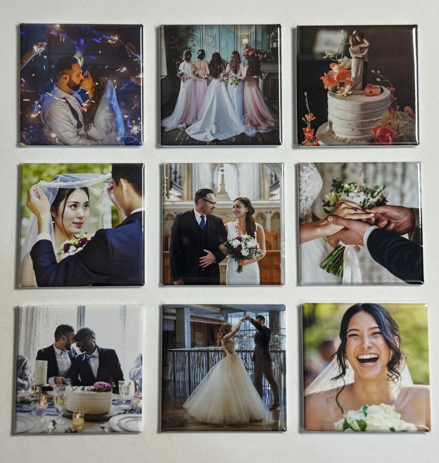 Custom Square Photo Magnets