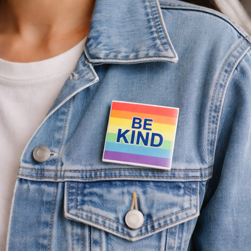 Custom Square Photo Buttons/Pins