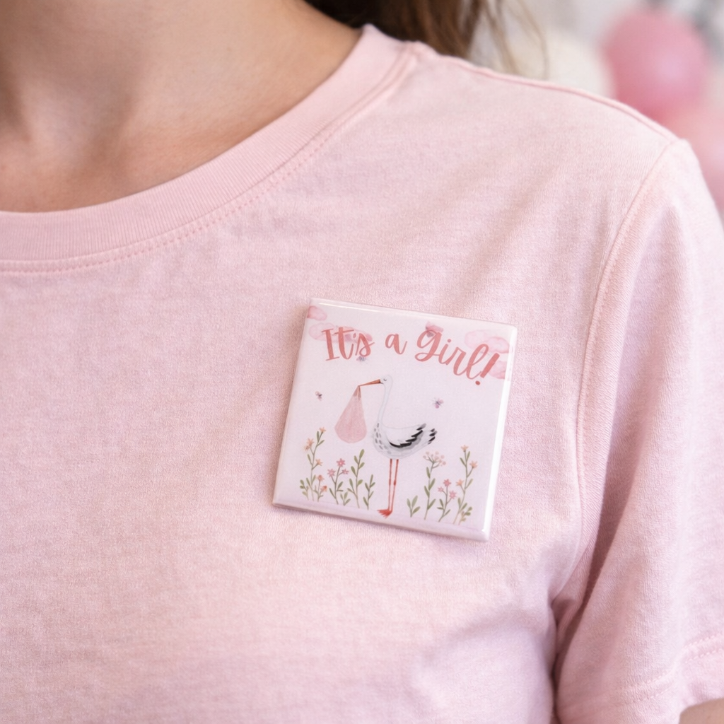 Custom Square Photo Buttons/Pins