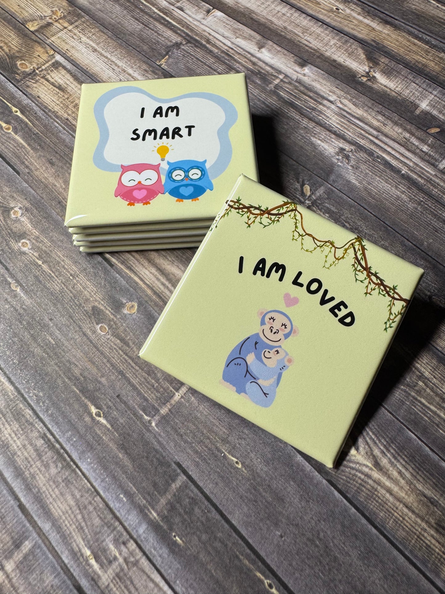 Positive Affirmation Magnet Set For Kids (Set of 6 Magnets)