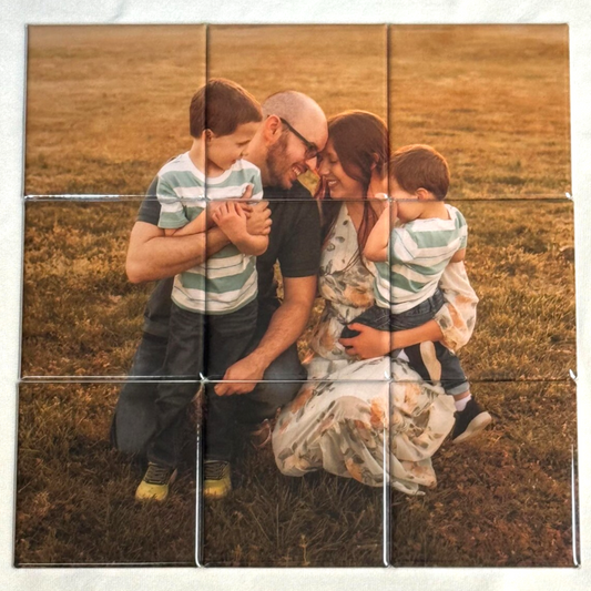 Custom Photo Magnet Puzzle: 9-piece 2x2 inch Square Magnets